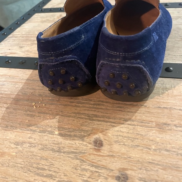 Ralph Lauren Blue Suede Loafers - Picture 5 of 8